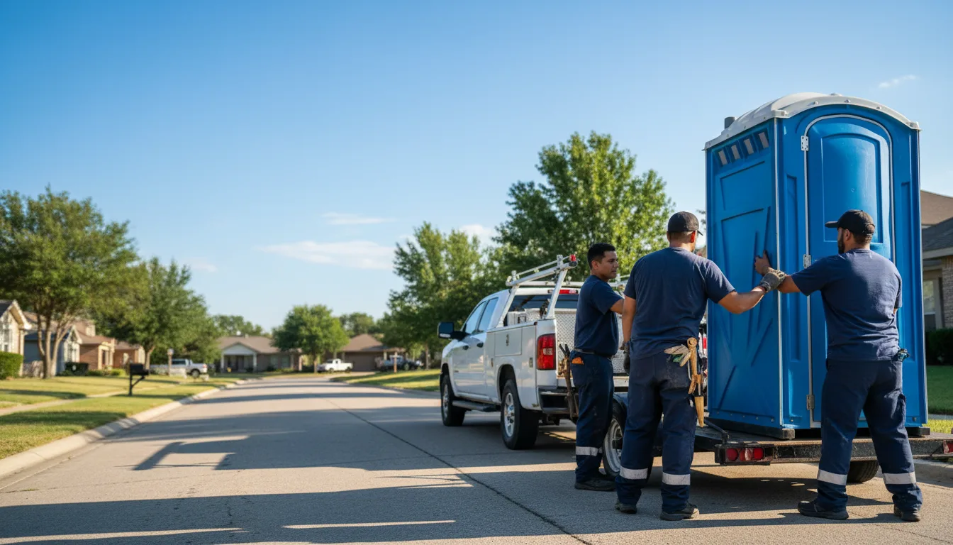 Portable Toilet Rental in Huntington, TX near me